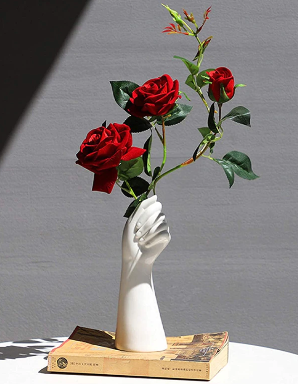 Ceramic Hand Vase