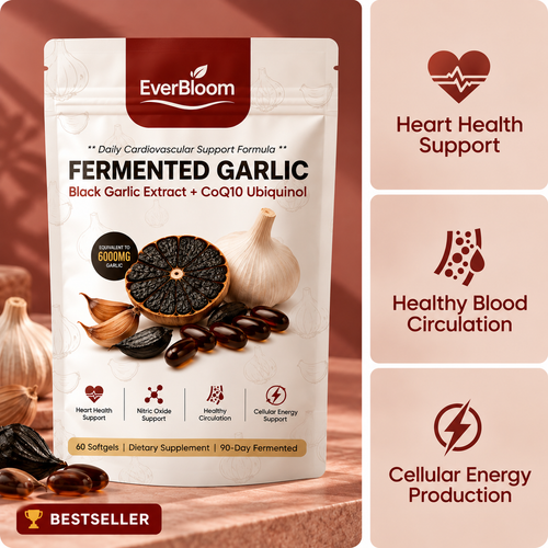 EverBloom® Fermented Black Garlic Extract + CoQ10 Ubiquinol