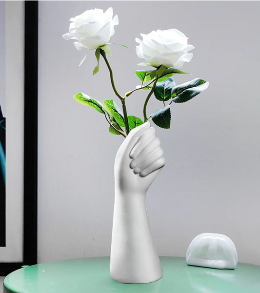 Ceramic Hand Vase