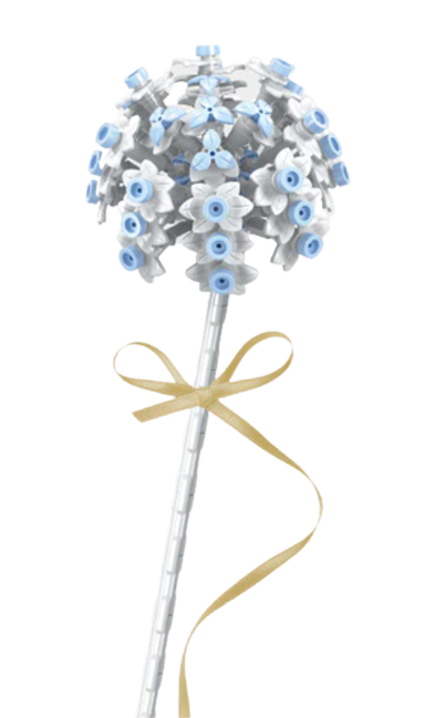 Oriental Paperbush (White/Blue)